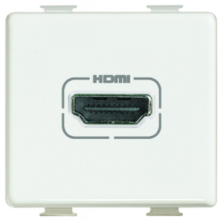 Priza video HDMI 2 module Alb Bticino Matix Priza video HDMI 2 module Alb Bticino Matix